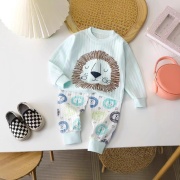 JESMARY – BỘ ĐỒ DÀI TAY COTTON LẠNH HÌNH THÚ | SƯ TỬ & CÁ SẤU